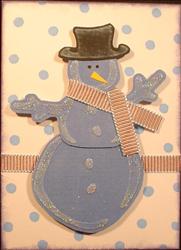 Blue Snowman