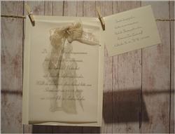Just Us Wedding Invitation